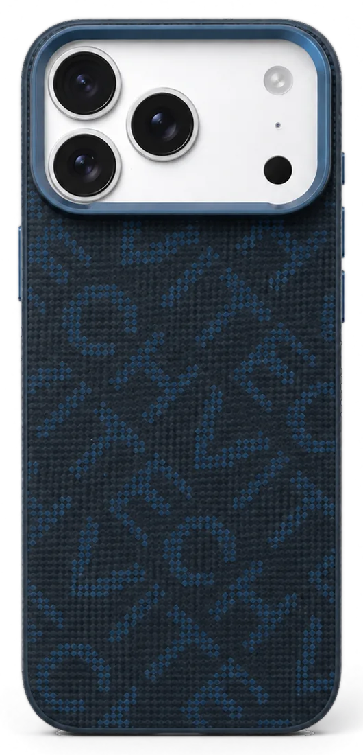Lacivert Vitech monogram örgü kılıf
