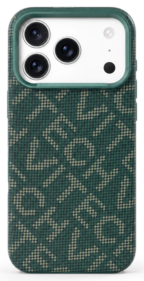 Yeşil Vitech monogram örgü kılıf